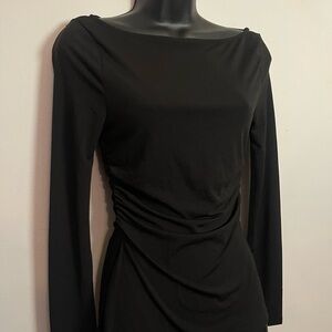 Elegant Black Long Sleeve Top